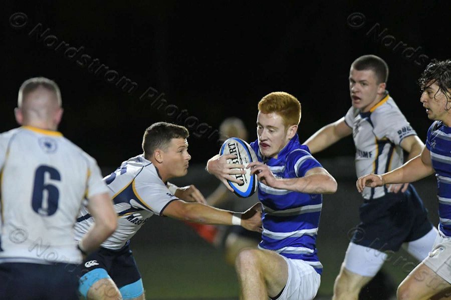 Wheaton Men\'s Rugby vs Mass Maritime.  Photo by Keith Nordstrom